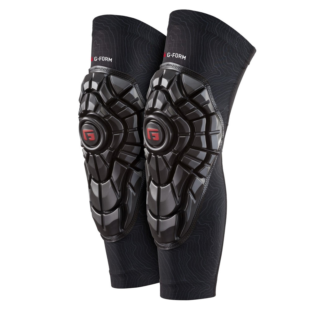 G-Elite Rodilla Guardia negro pequeño Form Negro Estampado Topo G-Elite Rodilla Guardia negro pequeño Form Negro Estampado Topo
