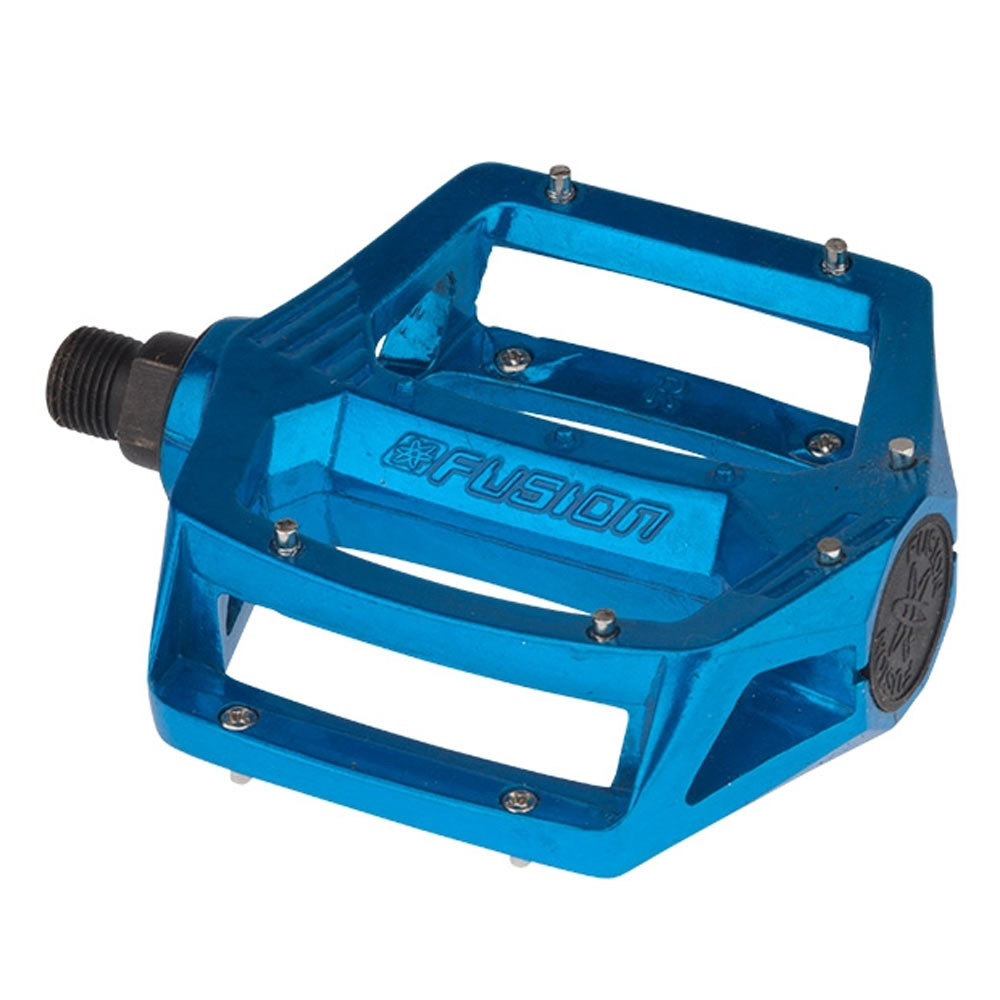 Haro Fusion DX style Pedals blue black red gold 9//16