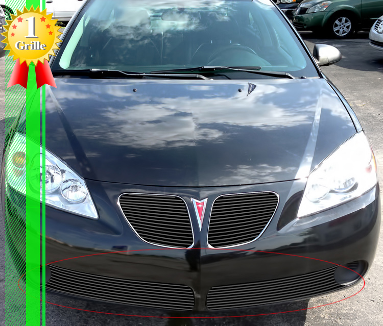 Fits 20052009 Pontiac G6 Lower Bumper Black Billet Grille Insert eBay