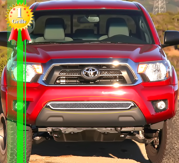 Fits 20122015 Toyota Bumper Stainless Chrome Mesh Grille eBay