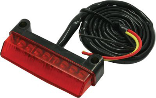 DRC MOTO LED Phantom Tail Light with Red Lens D45-29-307