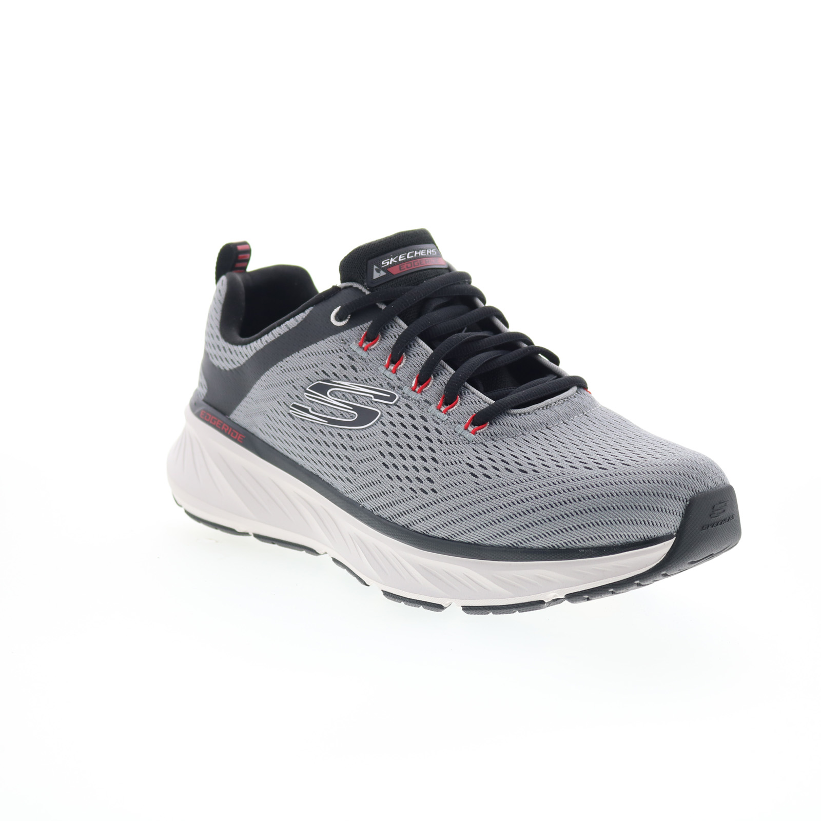 Skechers Edgeride Contention Mens Gray Extra Wide Sneakers  display picture 1