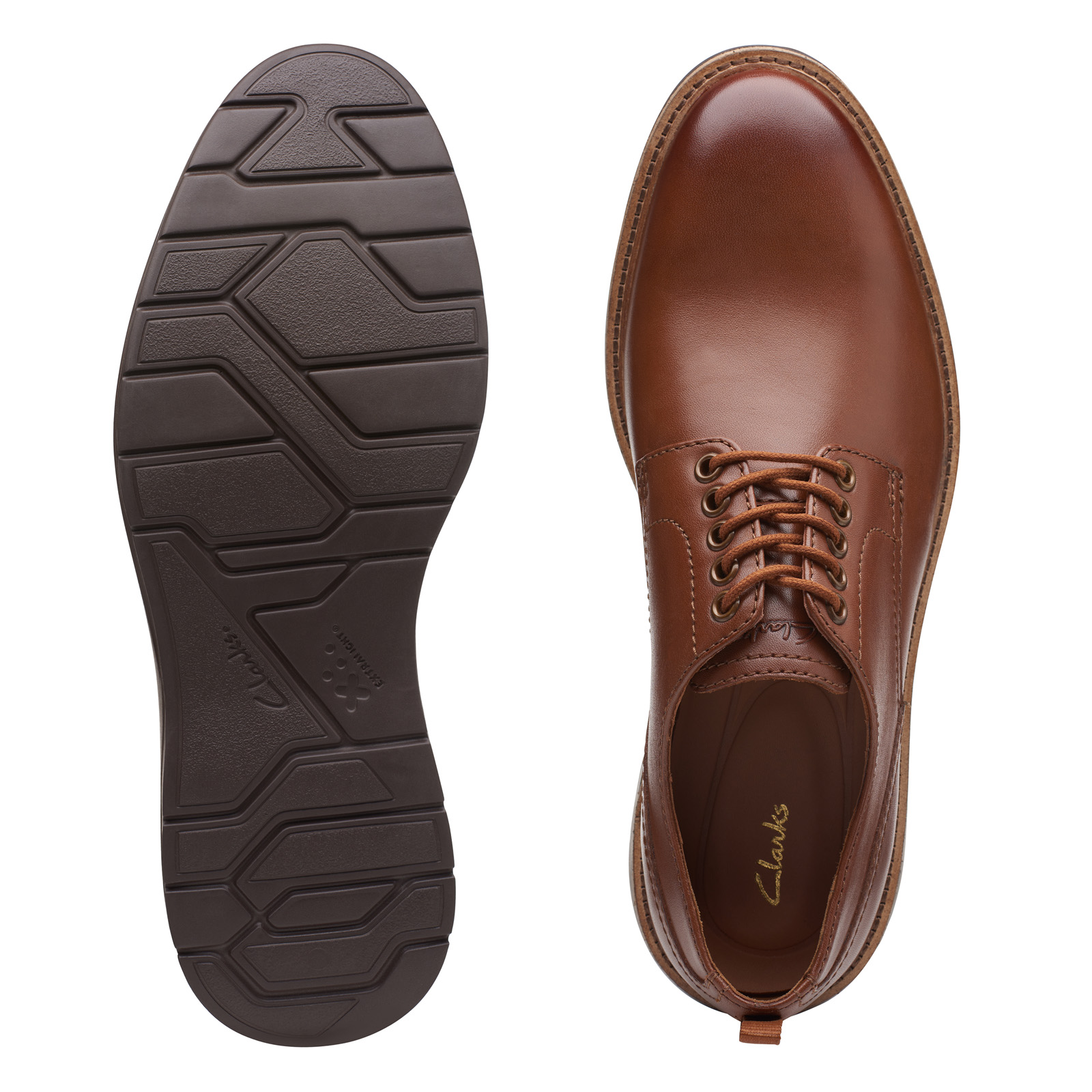 Clarks Chantry Walk 26168578 Mens Brown Oxfords & Lace Ups  display picture 1