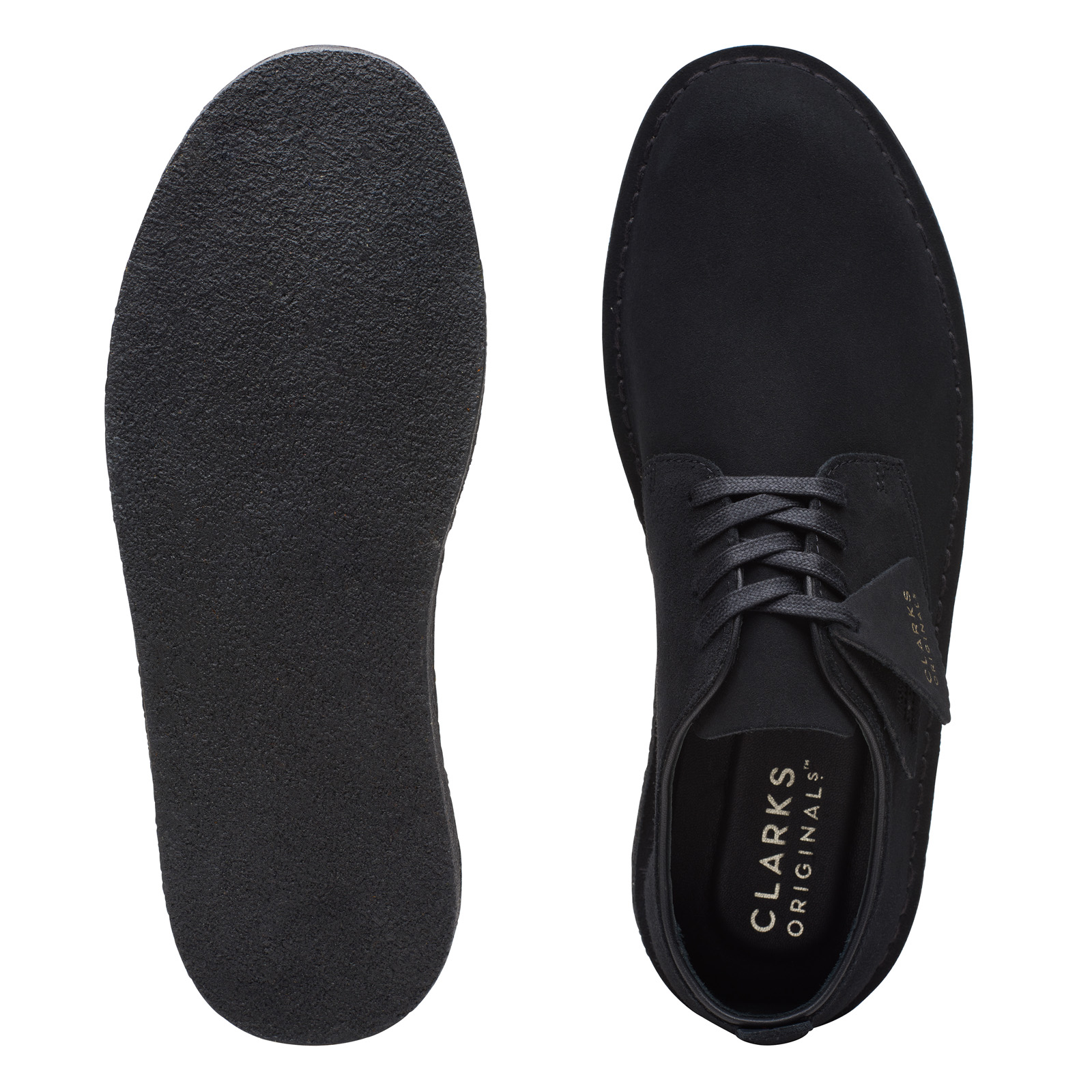 Clarks Coal London 26171744 Mens Black Oxfords & Lace Ups Casual