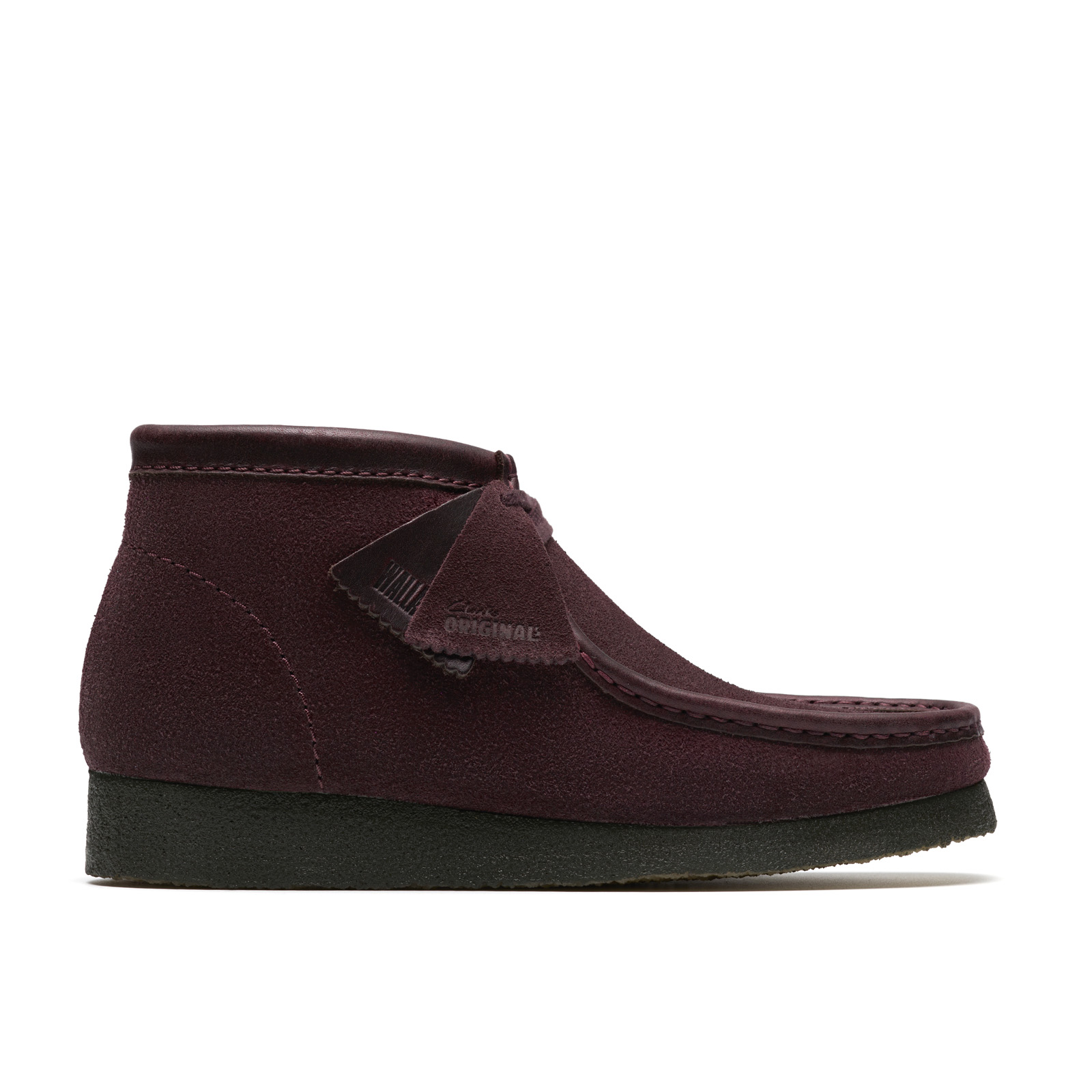 Clarks Wallabee Boot 26182751 Mens Red Suede Lace Up Chukkas Boots