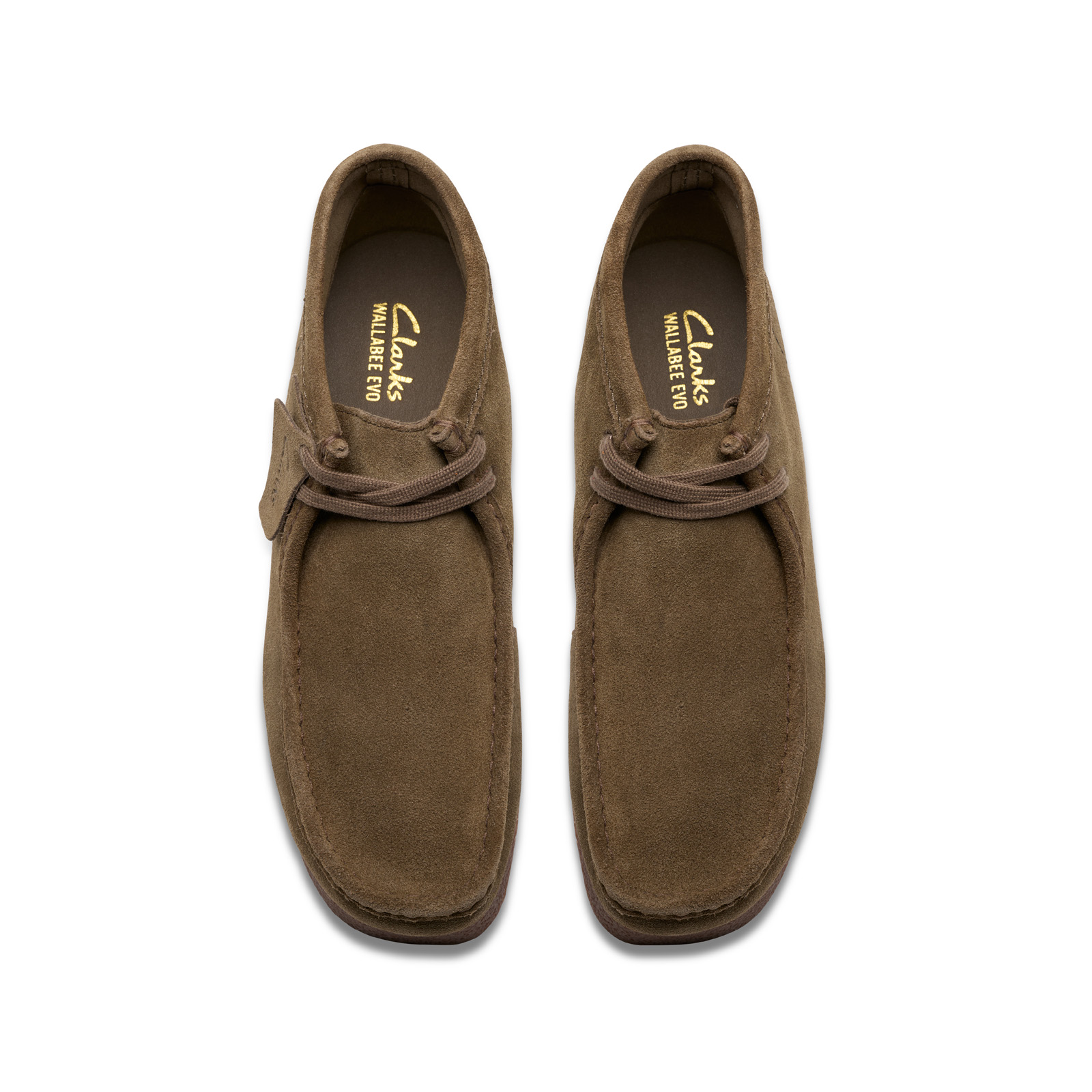 Clarks Wallabee EVO Boot 26183450 Mens Brown Suede Lace Up Chukkas
