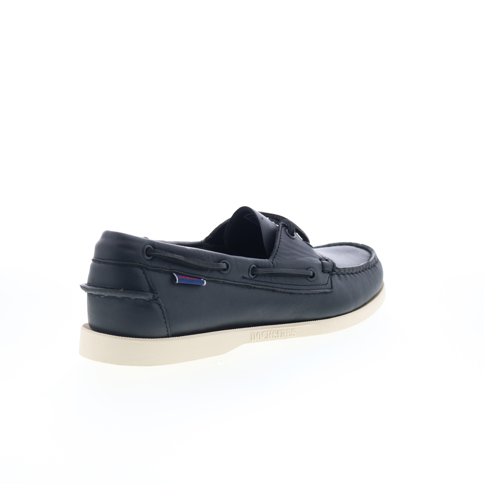 Sebago Docksides Portland Mens Black Leather Loafers & Slip 