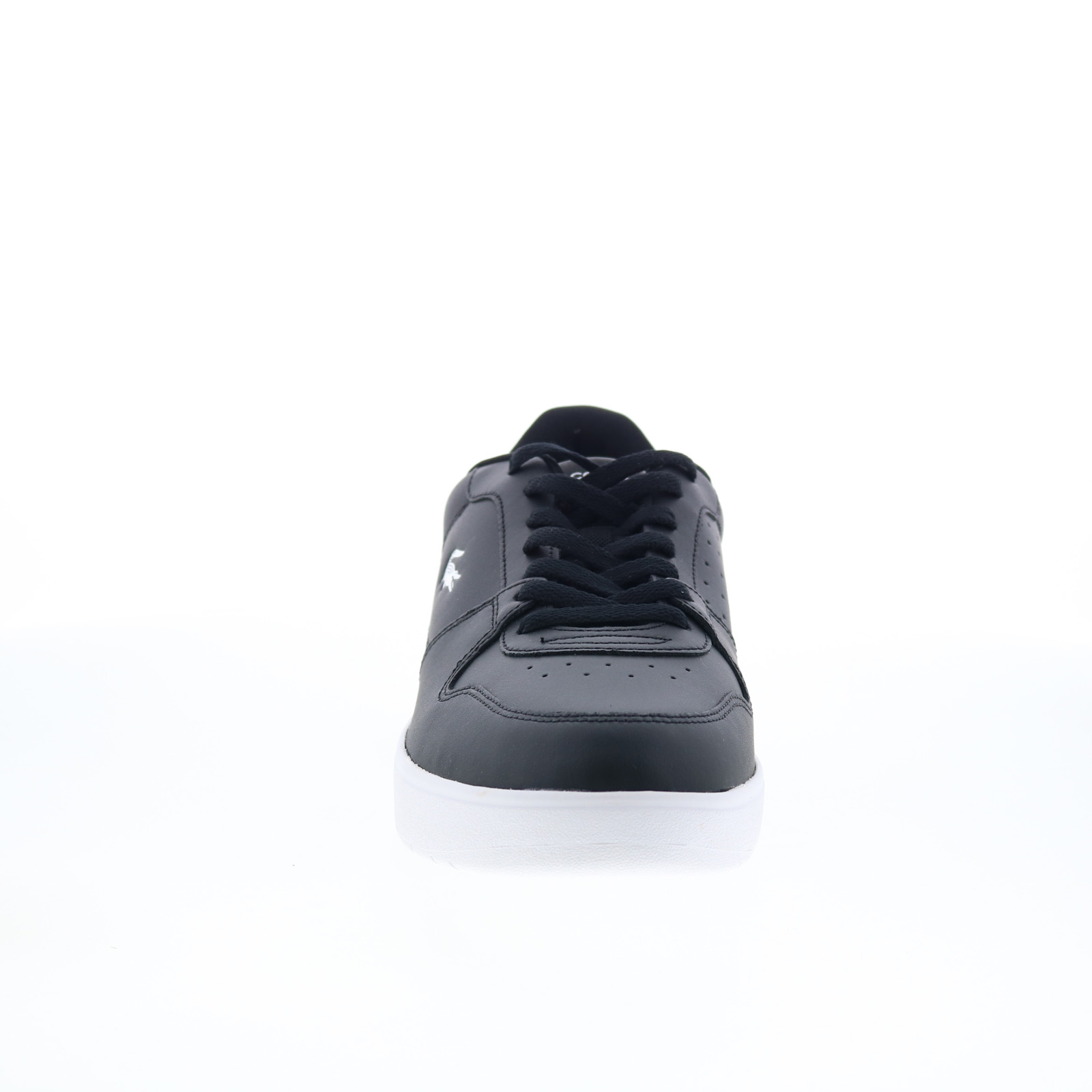 Lacoste Court Ace 225 1 SMA Mens Black Leather Lifestyle Sneakers