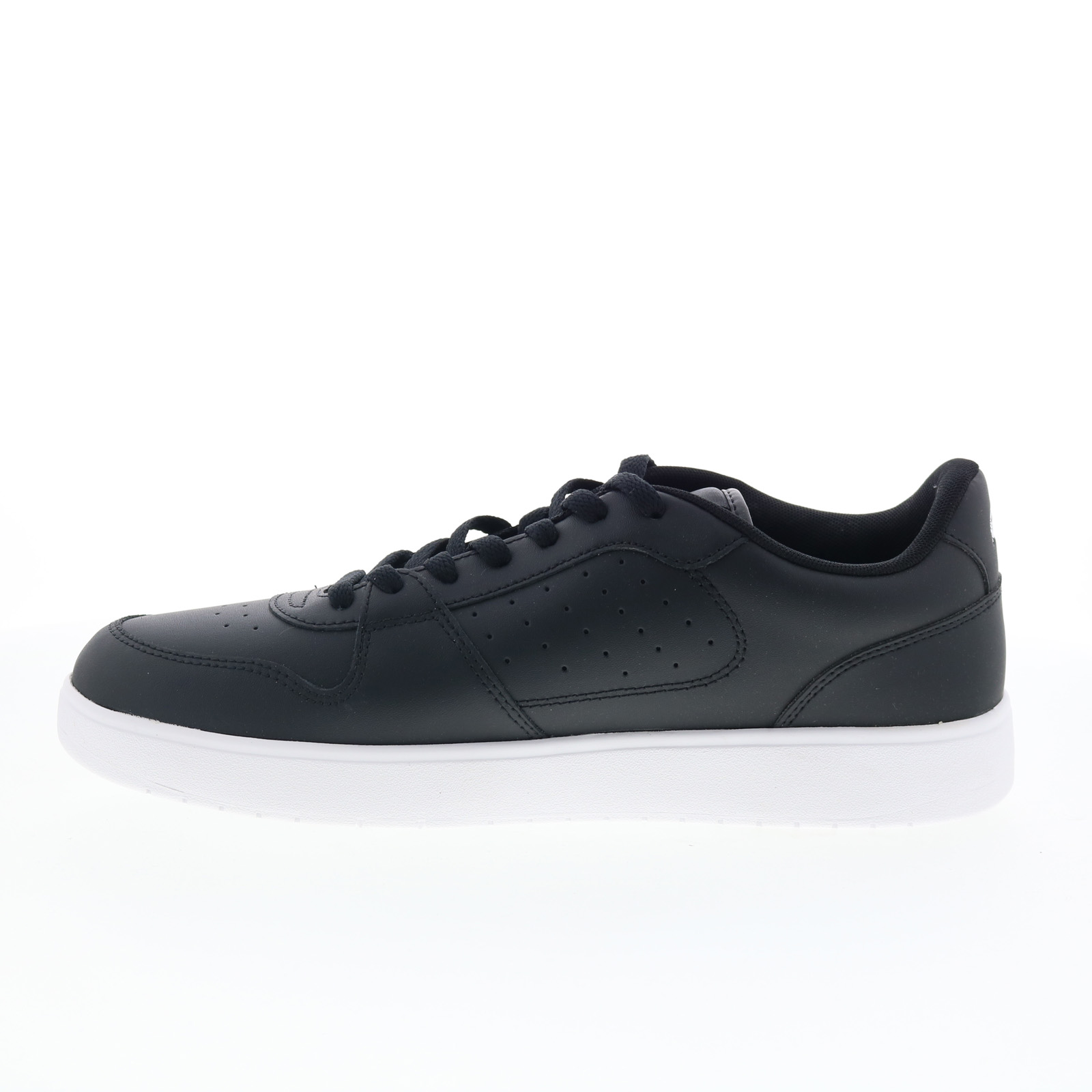 Lacoste Court Ace 225 1 SMA Mens Black Leather Lifestyle Sneakers