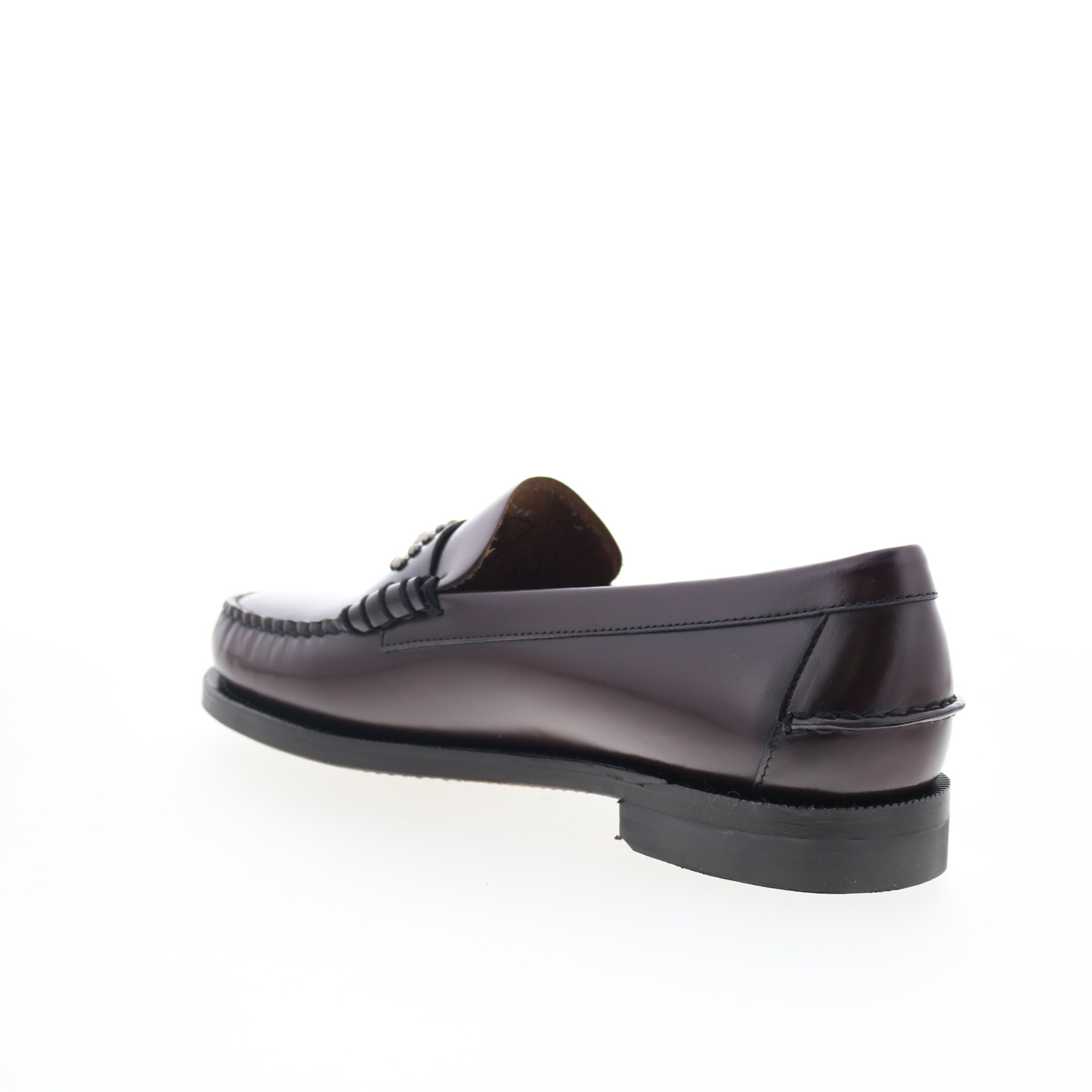 Sebago Classic Dan Eyes HTC LA Mens Brown Wide Leather Loafers 