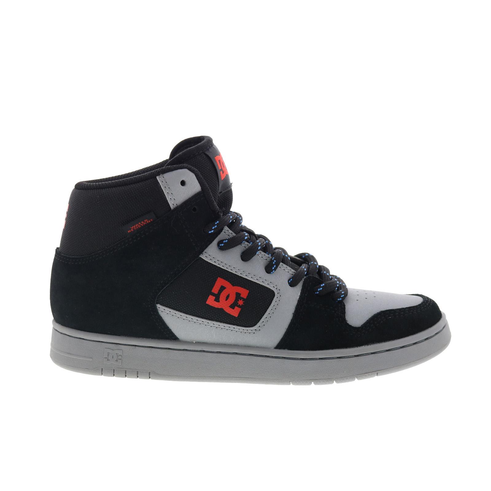 DC Manteca 4 HI Water Resistant Mens Gray Skate Inspired Sneakers Shoes 3.5