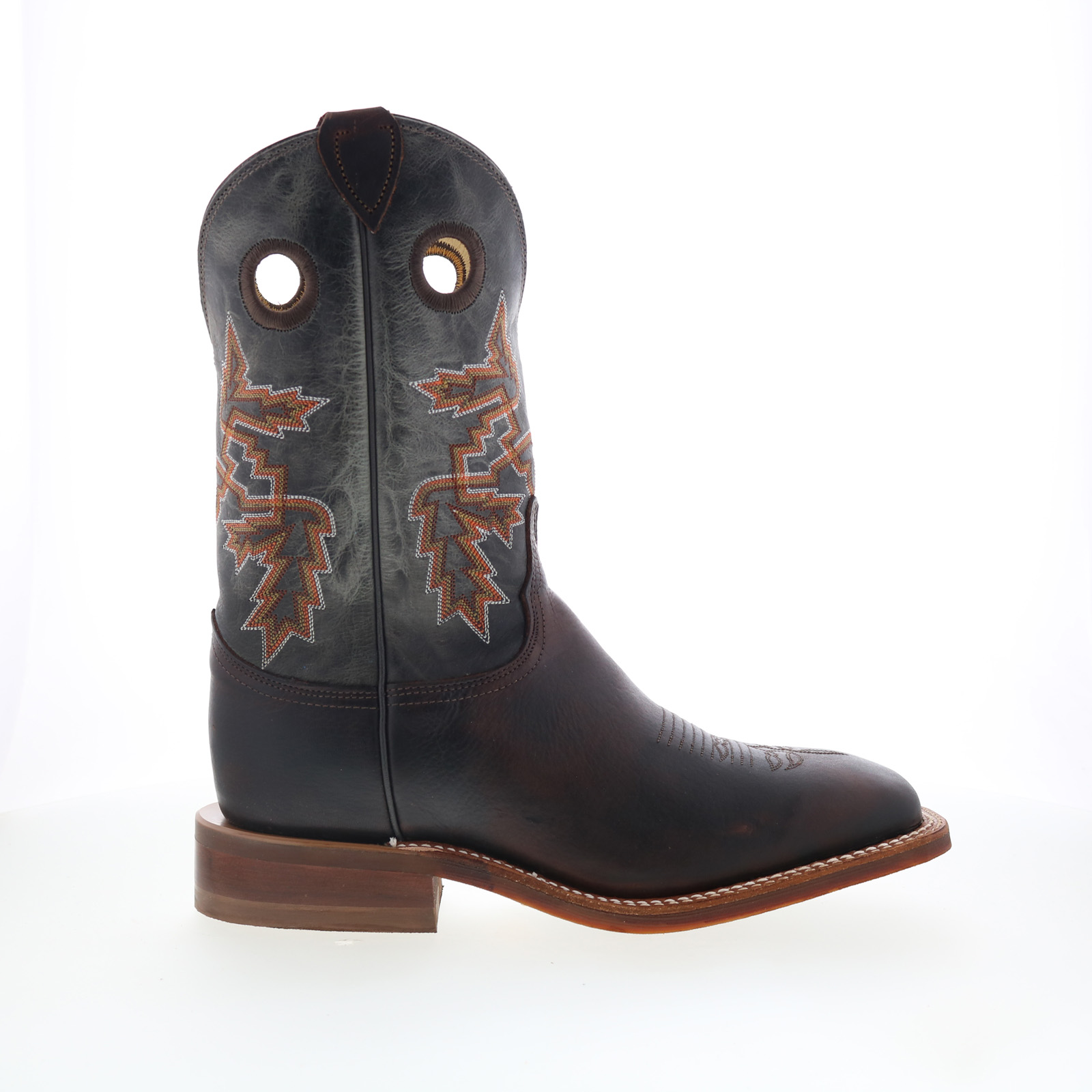 Justin Boots Bender Cowhide Made In USA Mens Brown Wide 