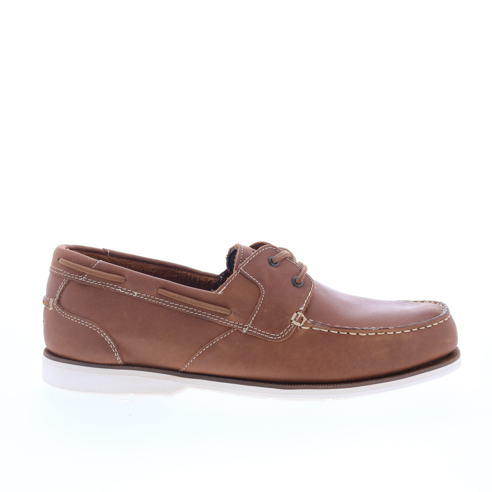 Rockport Southport Boat Shoe Mens Brown Wide Loafers & Slip  display picture 1