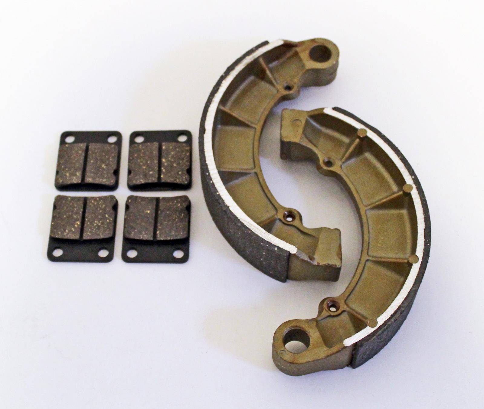 thumbnail interactive-video image 1 of Front & Rear Brake Pads And Shoes For Honda TRX500F Fourtrax Foreman ES 2012-2013 1 of 4