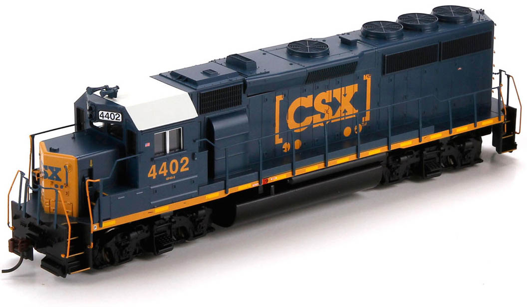 Athearn HO Scale EMD GP402 Diesel CSX Dark Future/Boxcar