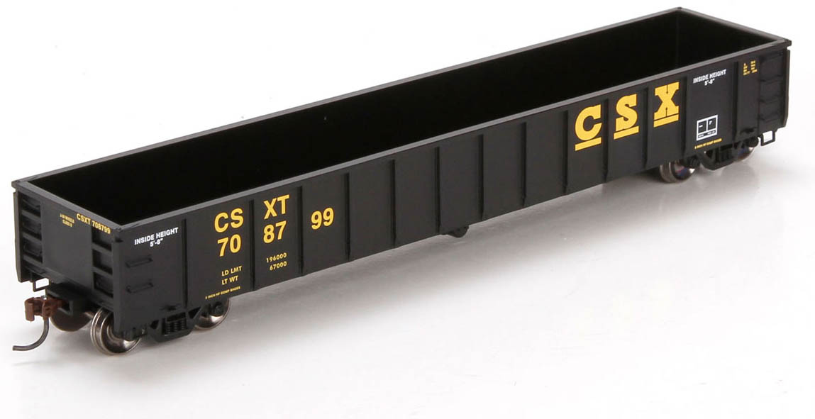 Athearn HO Scale 52' Mill Gondola Freight Car CSX Transportation
