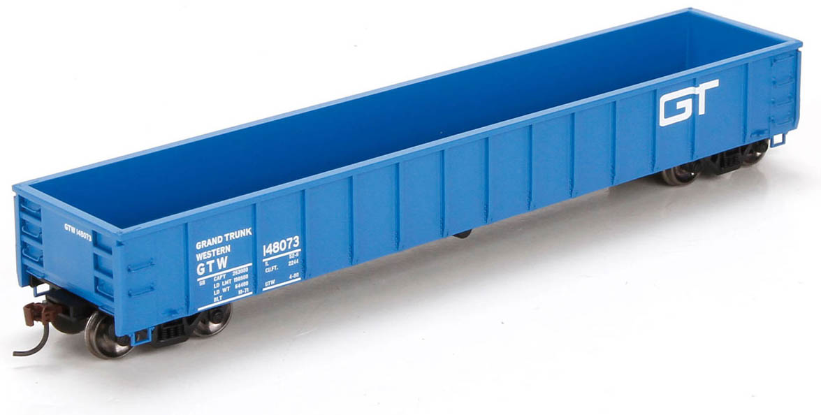 Athearn HO Scale 52' Mill Gondola Freight Car Grand Trunk Western/GTW