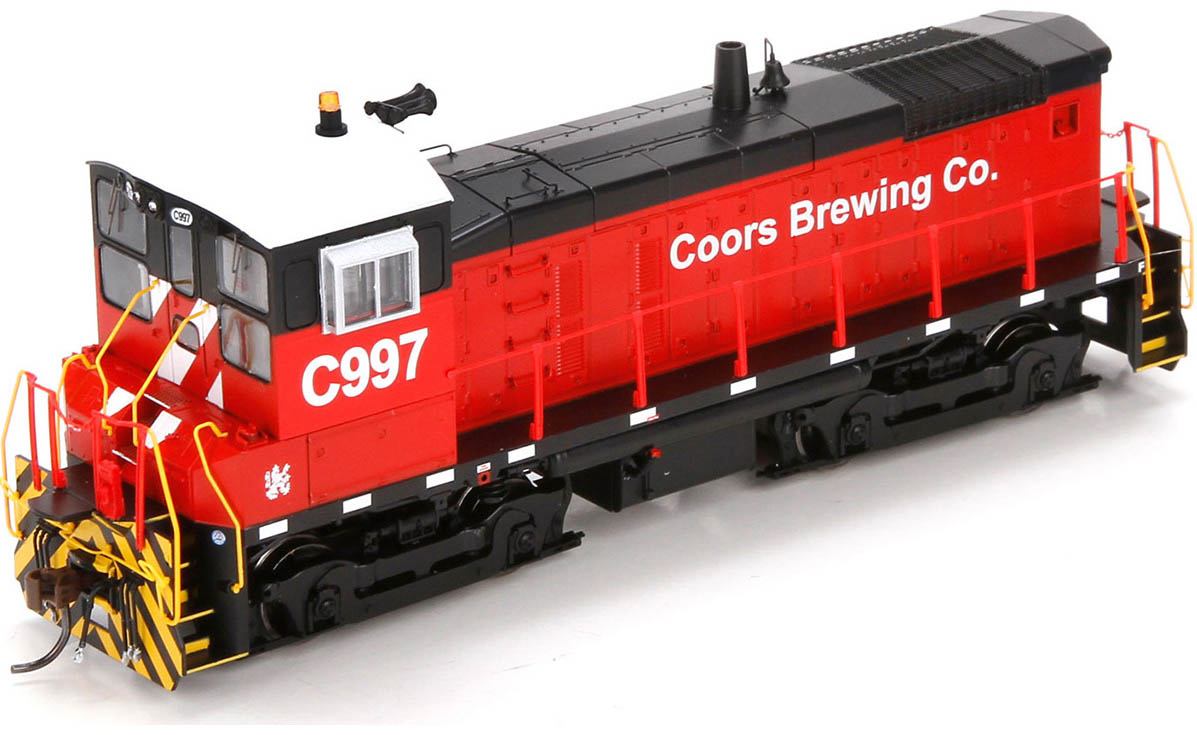 Athearn HO Scale EMD SW1000 Switcher Coors Brewing Company