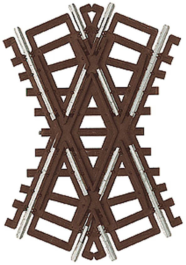 Atlas HO Scale Code 83 25 Degree Crossing Model Train Track