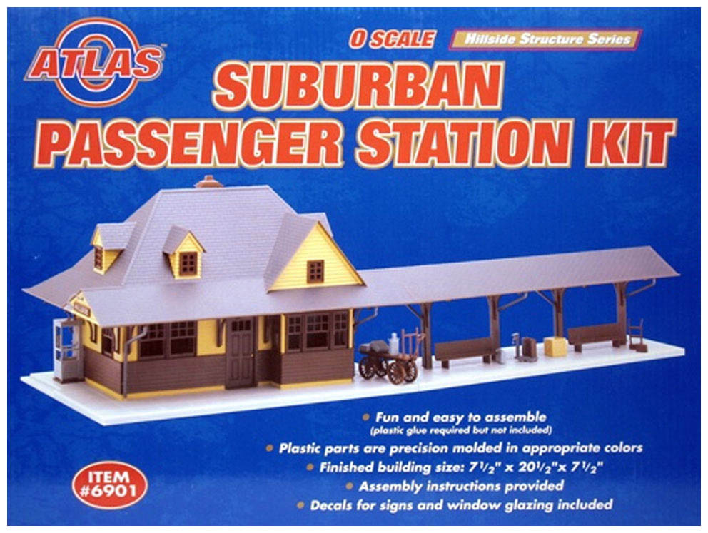 Atlas O Scale Model Railroad Train Building Kit Suburban Passenger