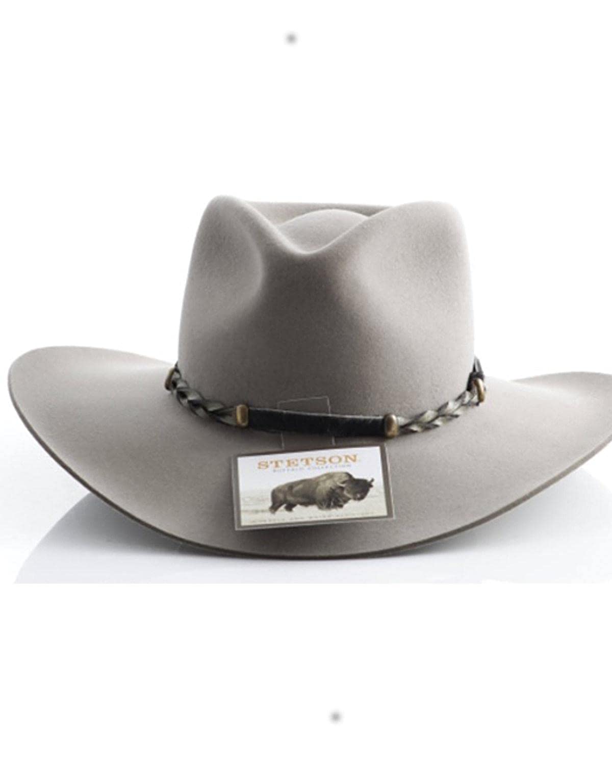Stetson 4x Drifter Stone Buffalo Felt Pinched Front Cowboy
