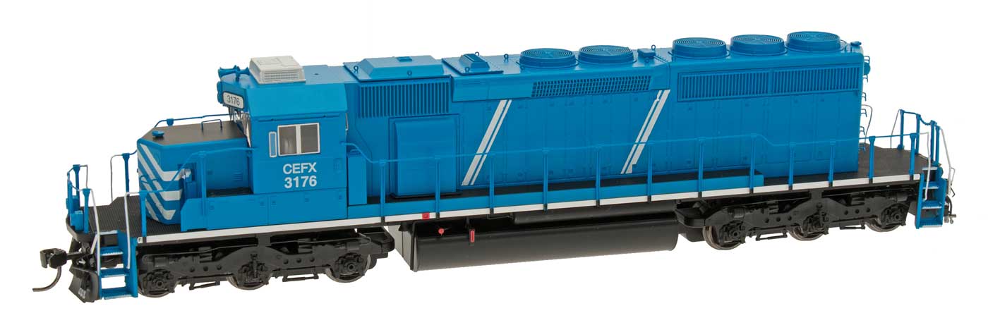 Intermountain HO-Scale EMD SD40-2 (DCC) CEFX Lease Locomotive (Light Blau Weiß) Intermountain HO-Scale EMD SD40-2 (DCC) CEFX Lease Locomotive (Light Blau Weiß)