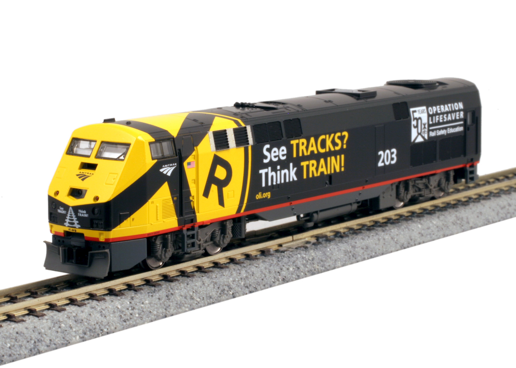 Kato N Scale GE P42 Genesis (Standard DC) Amtrak/Operation