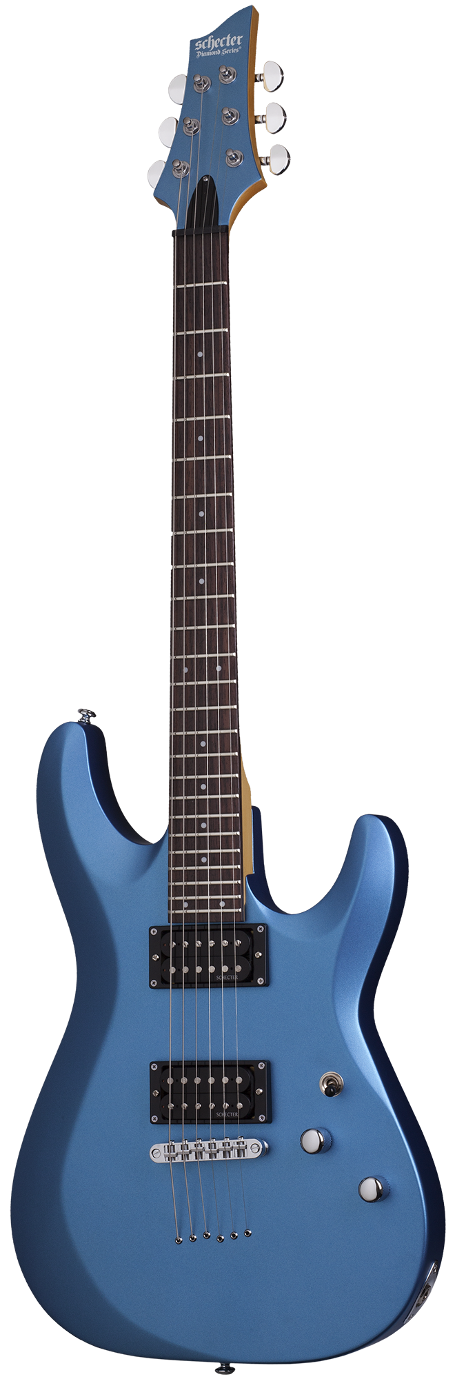Schecter C-6 Deluxe Six-String Electric Guitar - Satin Metallic