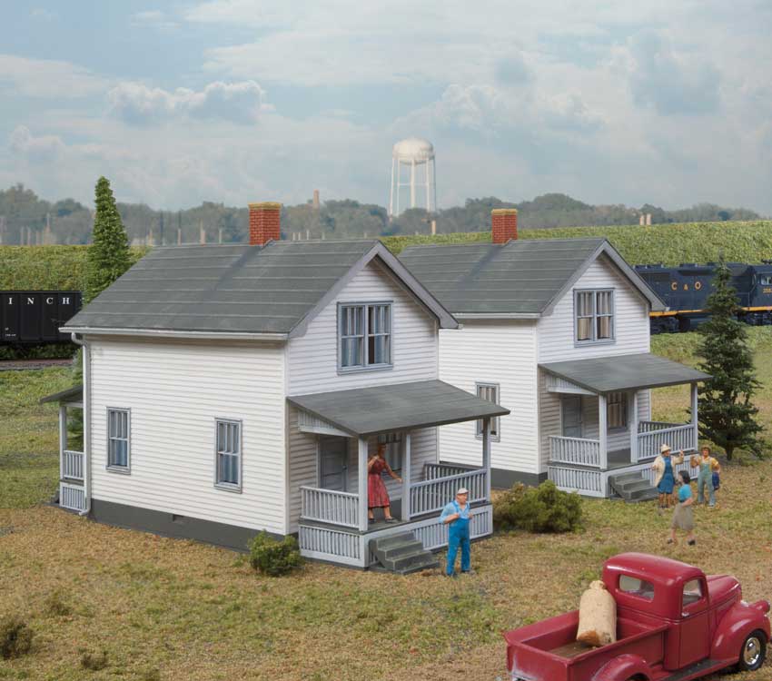 3774 Walthers Cornerstone Brick Cape Cod House HO Scale