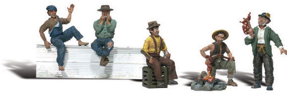 Woodland Scenics N Hobos WOOA2138 by Woodland Scenics Woodland Scenics N Hobos WOOA2138 by Woodland Scenics