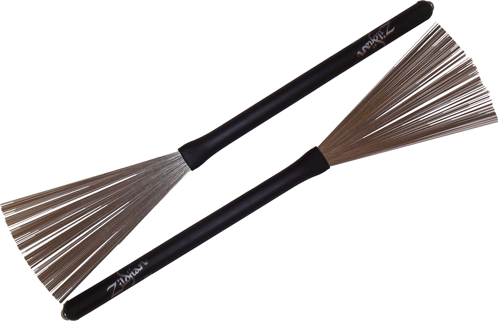 Zildjian SDWBF Fixed Wire Brushes Drum Sticks 1 Pair eBay