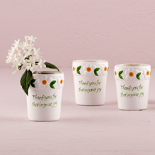 Mini Flower Pots Wedding Favor Garden Wedding Set of 12 Weddingstar