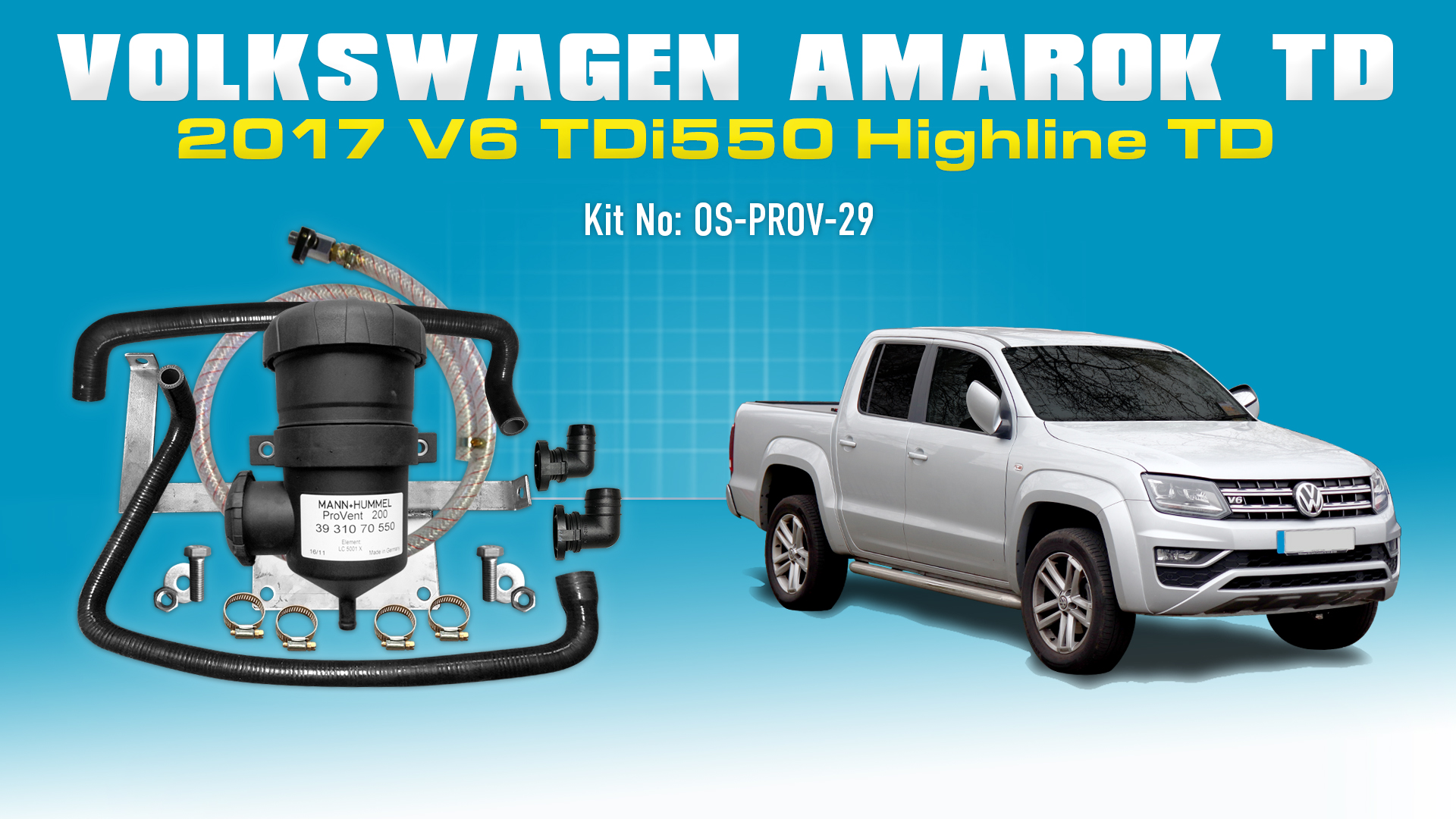 Volkswagen Amarok 2017 >> Mann Provent Oil Catch Can Kit For Volkswagen Amarok 2017 On Volkswagen Amarok 2017 >> Mann Provent Oil Catch Can Kit For Volkswagen Amarok 2017 On