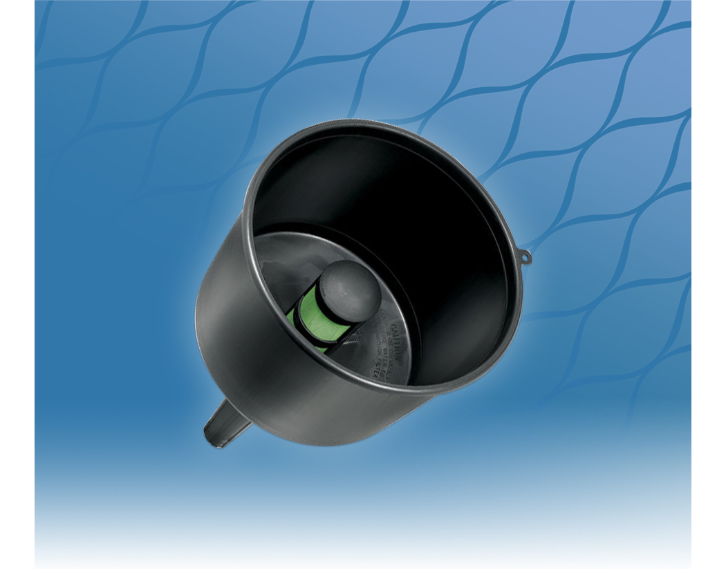 Mr. Funnel Large Black Conductive Portable Fuel Filter Funnel 19Ls Per