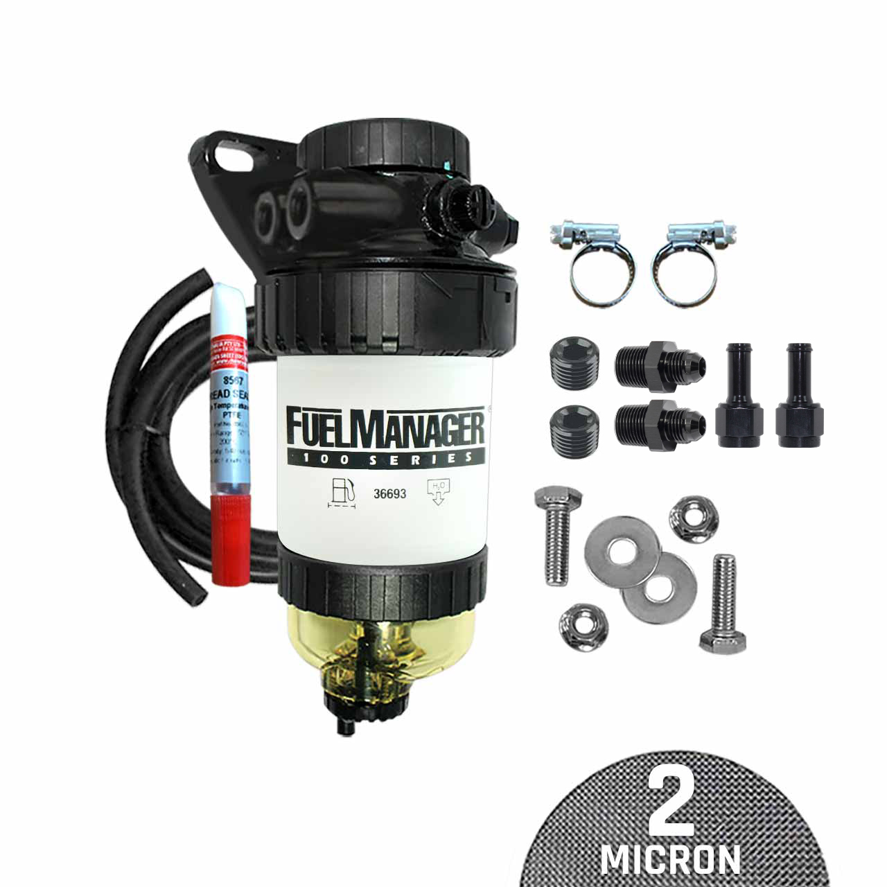 2-Pack MAXFLOW® Fuel Filter Kit For Holden Colorado 7 RG 2.5L