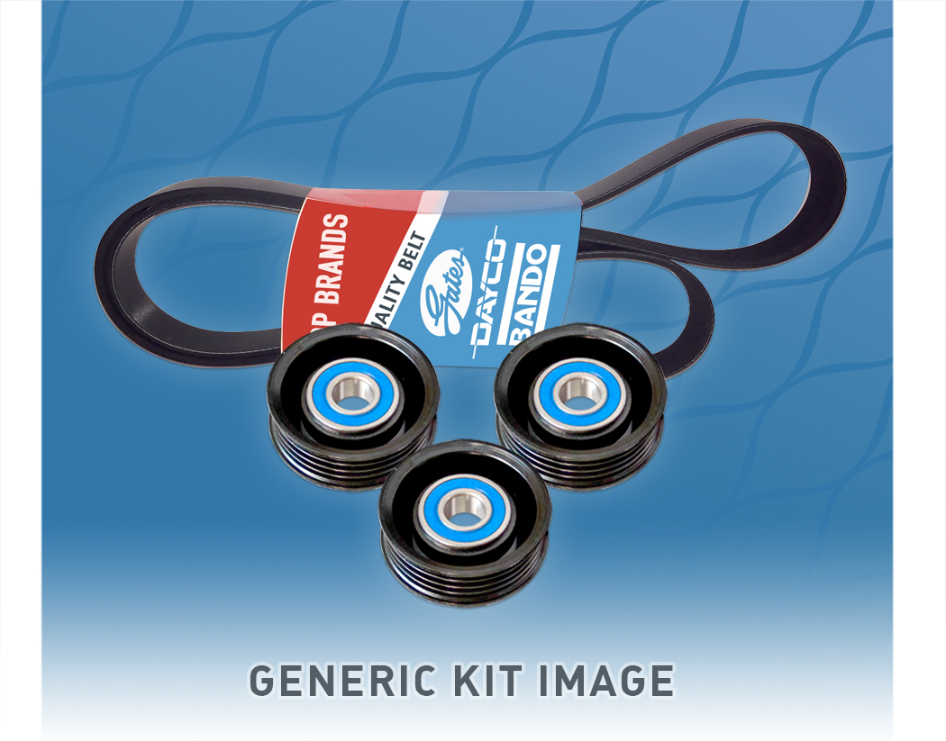 Belt & Pulley Kit for Toyota Hilux 3.0L TD 1KDFTV KUN16R KUN26R 2005