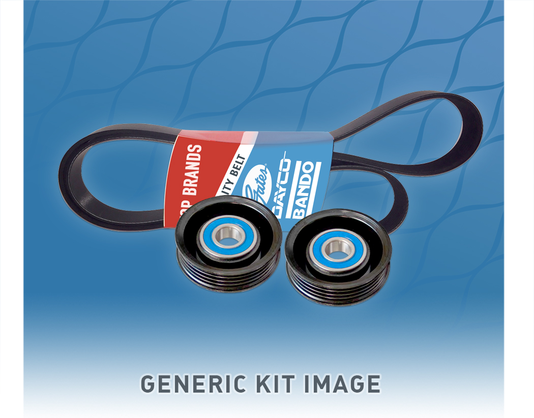 Belt & Pulley Kit for Nissan Navara 20052011 D40 4.0L Petrol V6 VQ40DE