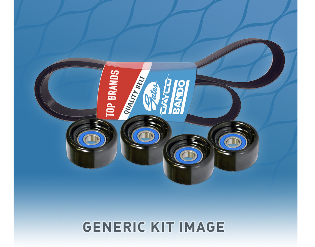 Belt & Pulley Kit for Toyota Hilux (20052009) 4.0L 1GRFE GGN15/25 Pet