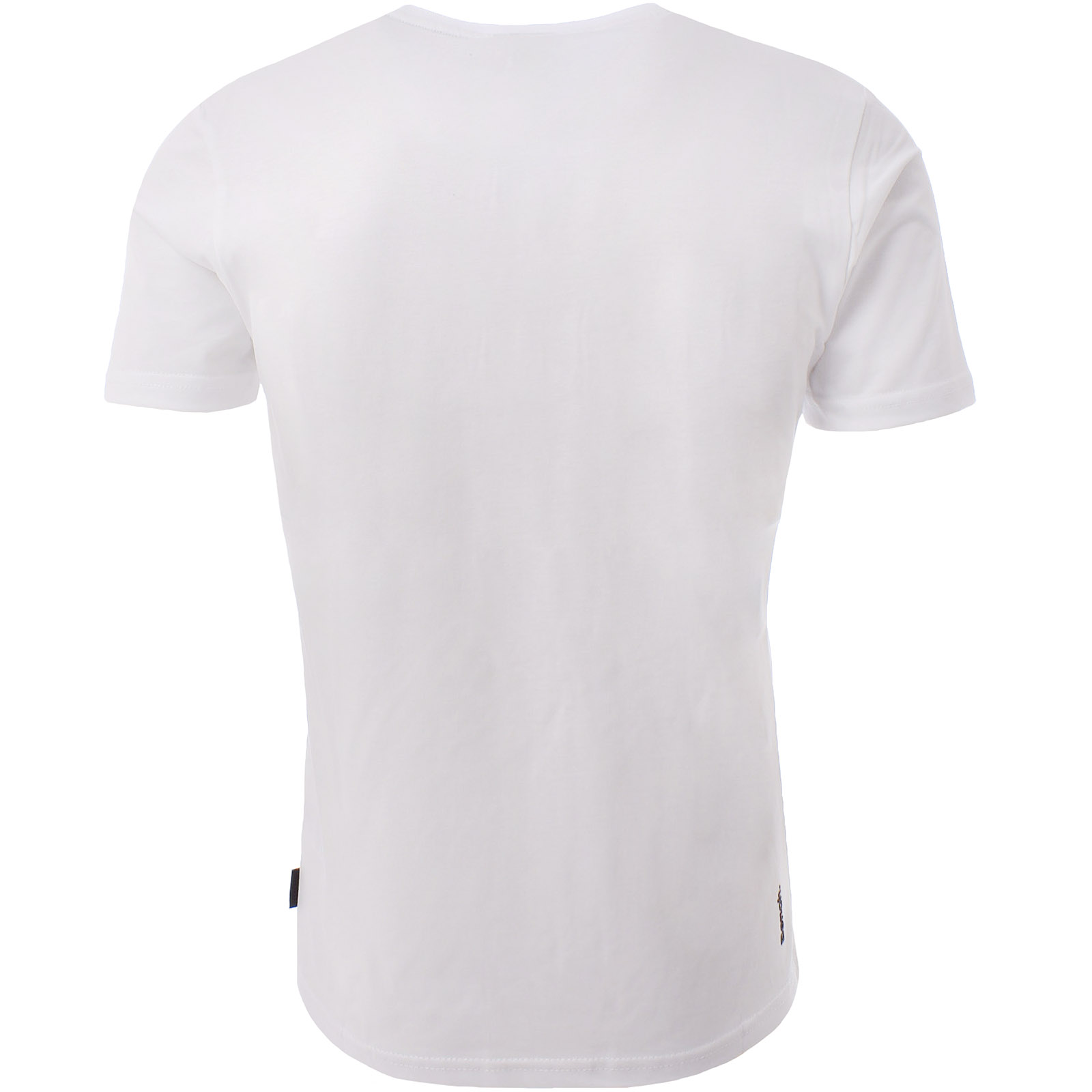 Bench Mens Worsley Casual Crew Neck Cotton Rubberised Logo T-Shirt Top Tee - Picture 41 of 47