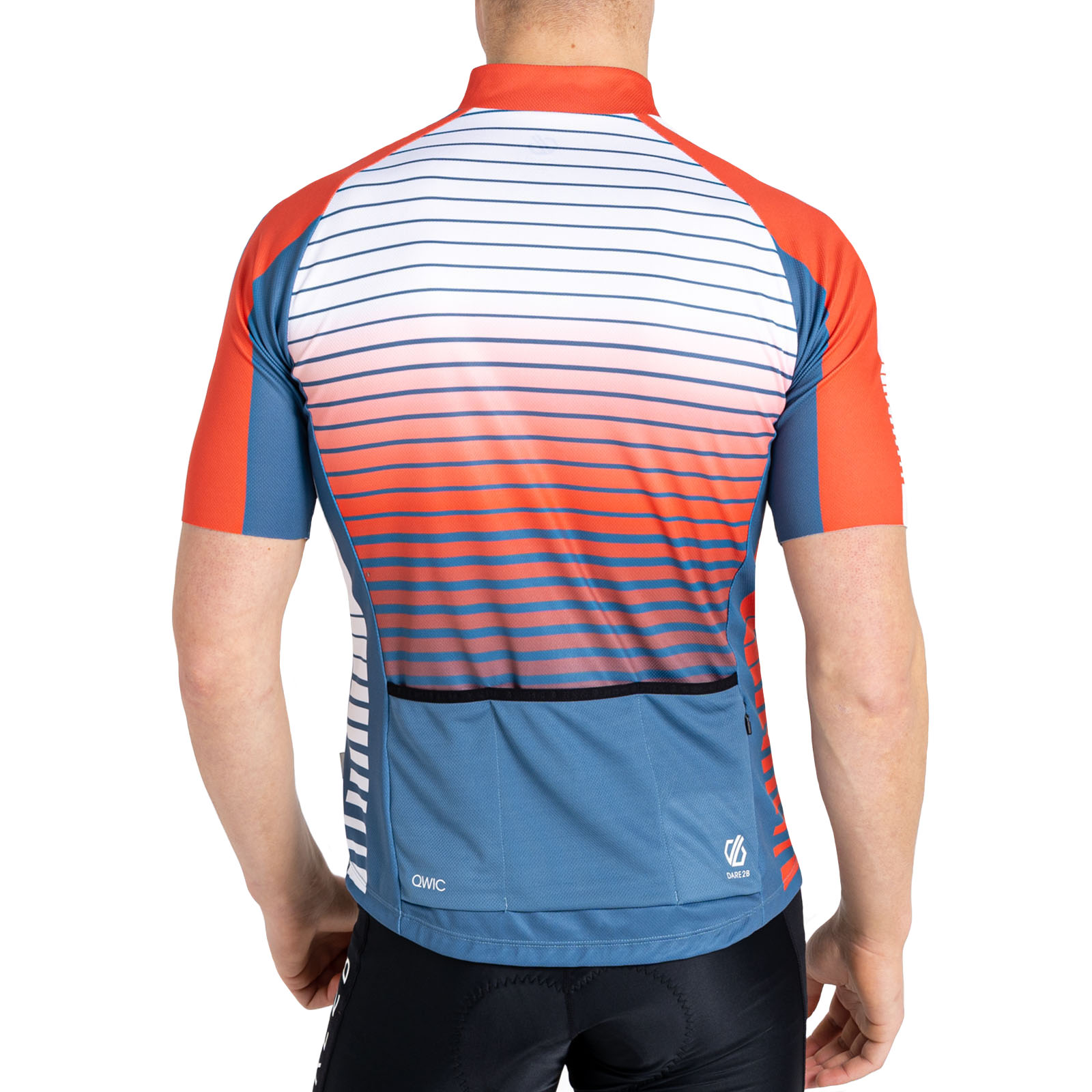 Chaqueta de ciclismo Dare 2b para hombre AEP virtuosa cremallera completa manga corta camiseta top - Imagen 5 de 5