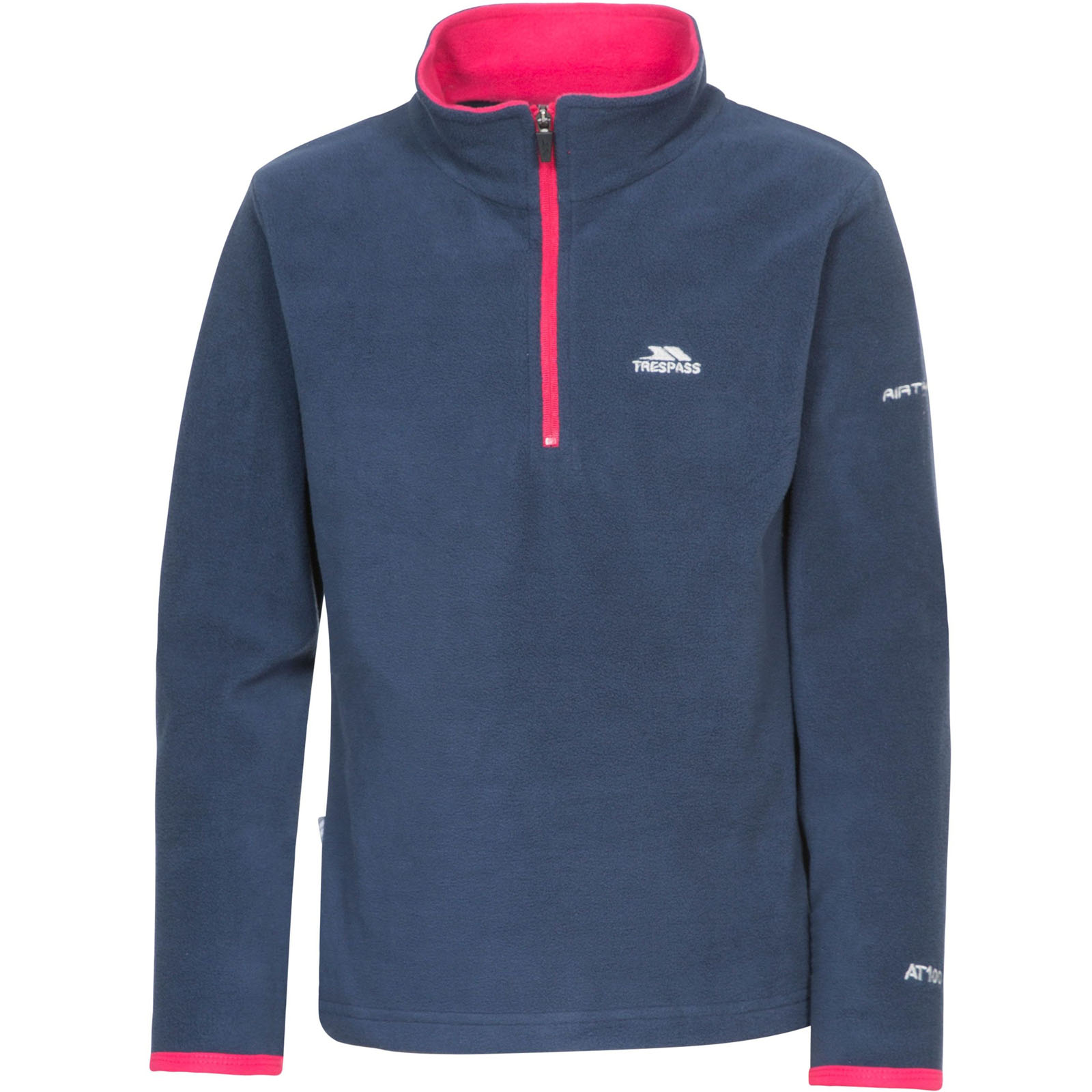 Trespass Kids Sybil 1/2 Zip Pullover Fleece Jumper Sweater - Picture 14 of 19