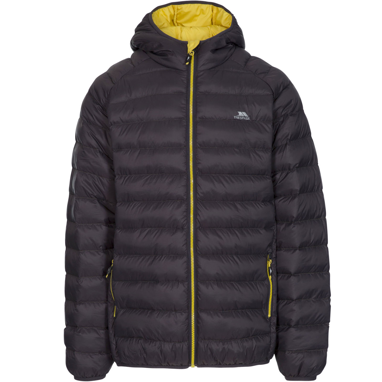 Abrigo chaqueta aislante acolchado con capucha Trespass Boston para hombre - Imagen 6 de 9