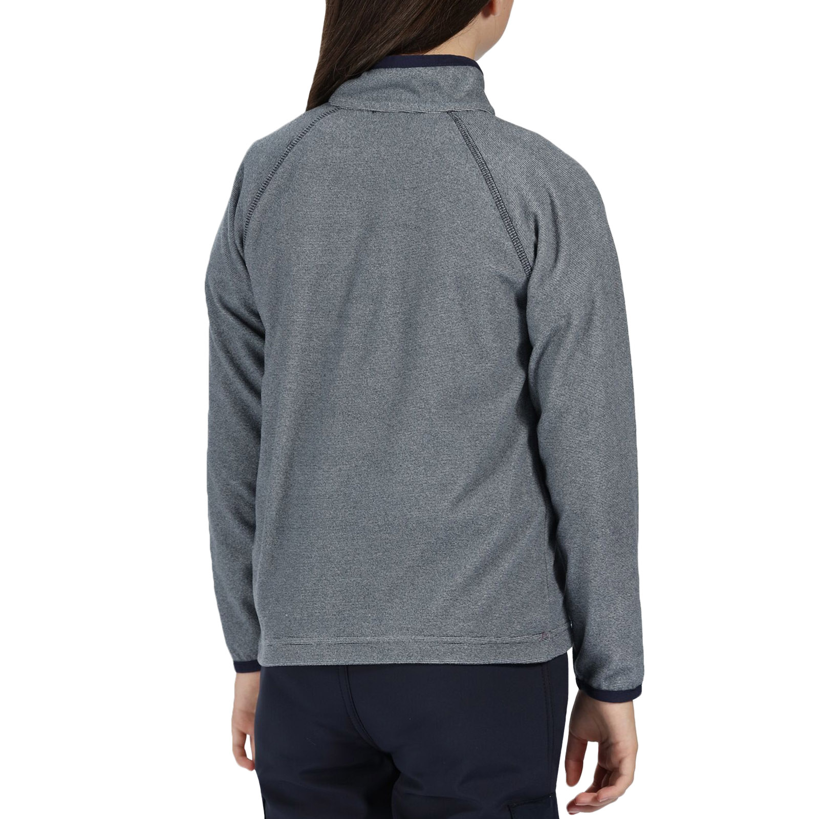 Regatta Kids Loco Half Zip Mini Stripe Outdoor Pullover Fleece - Picture 4 of 8