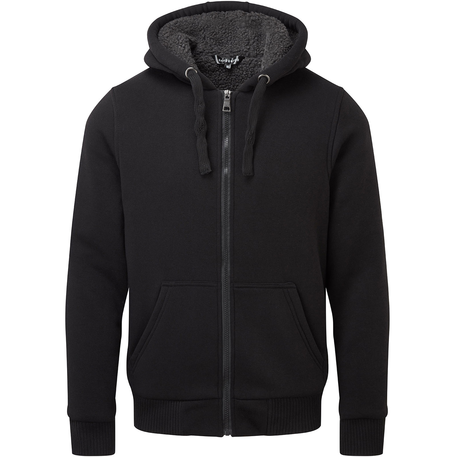 lined sweatshirt jacket