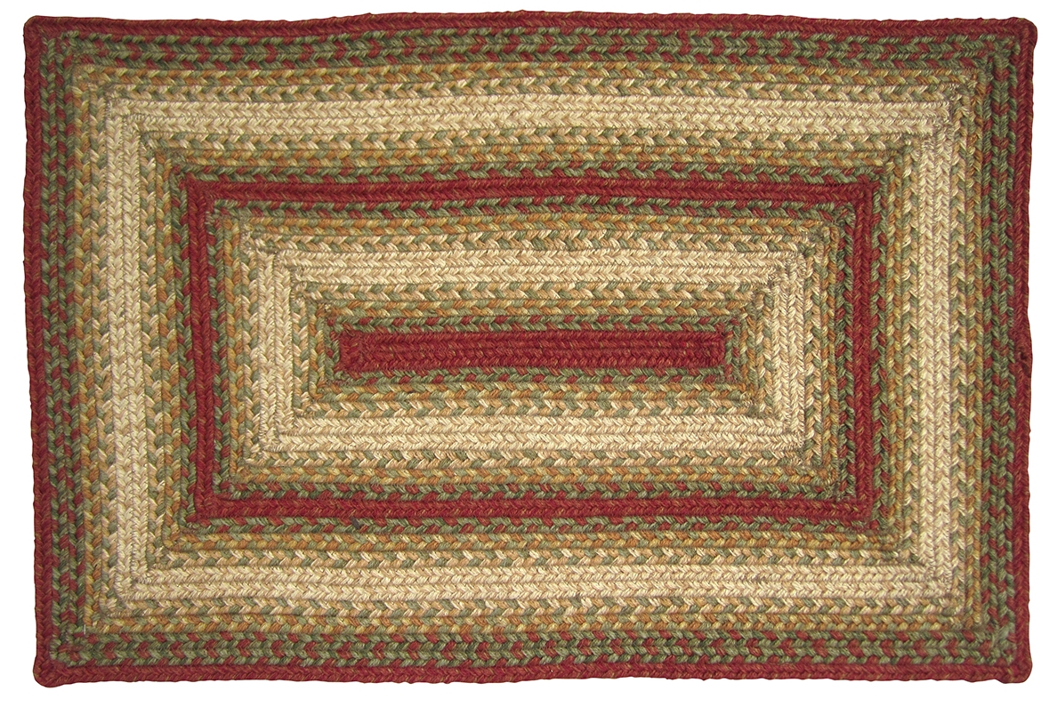 Homespice Decor Jute Braided Area Rug Rust Green Tan eBay