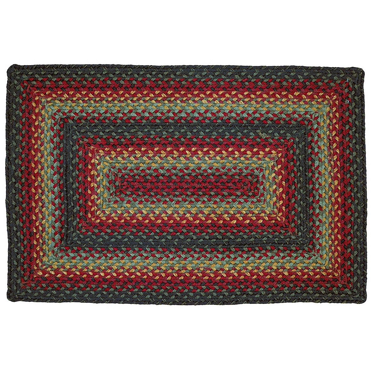 Oklahoma Jute Braided Area Rug Country Primitive Homespice Decor eBay