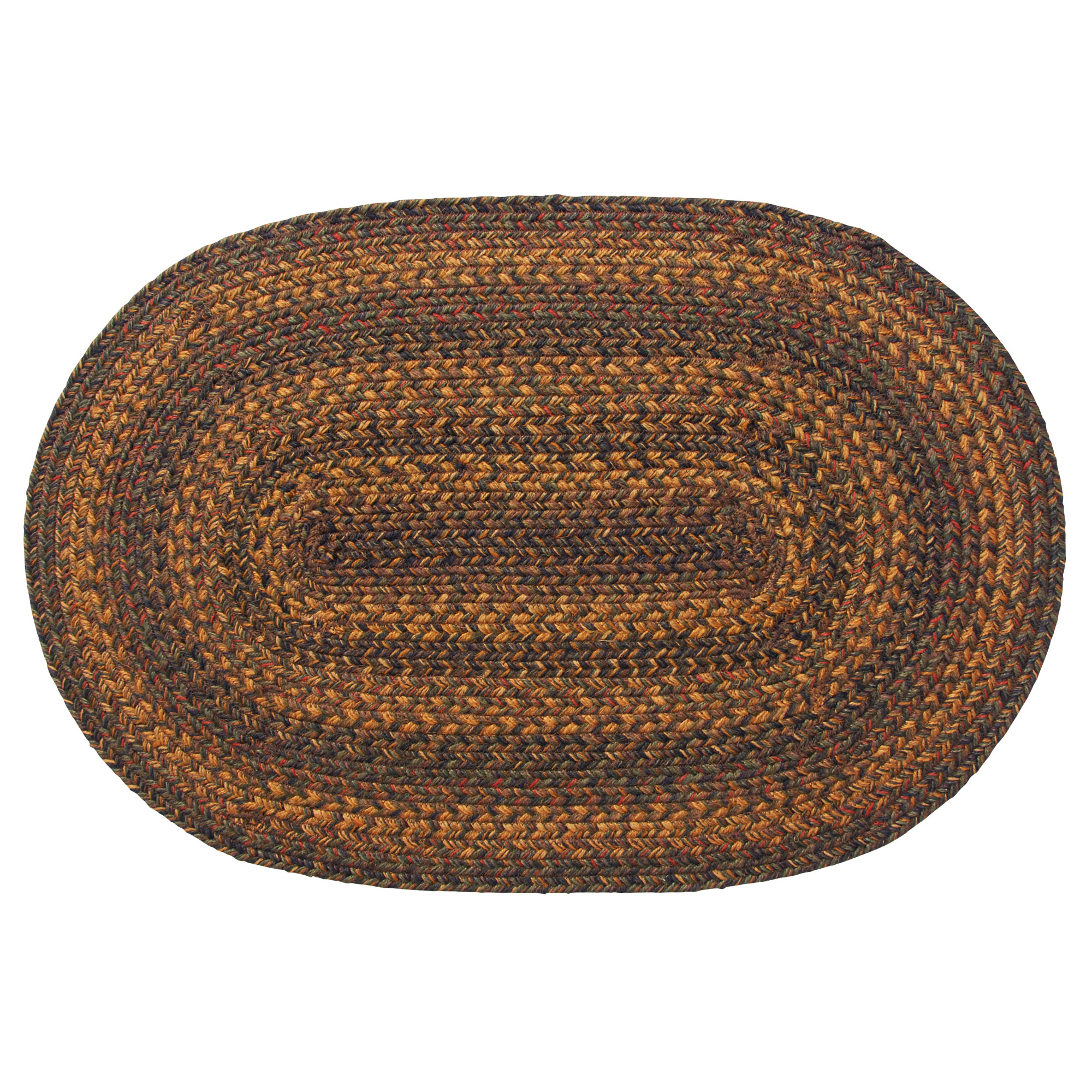 Country Jute Braided Area Throw Rugs Oval Rectangle 20x30 8x10 Salem