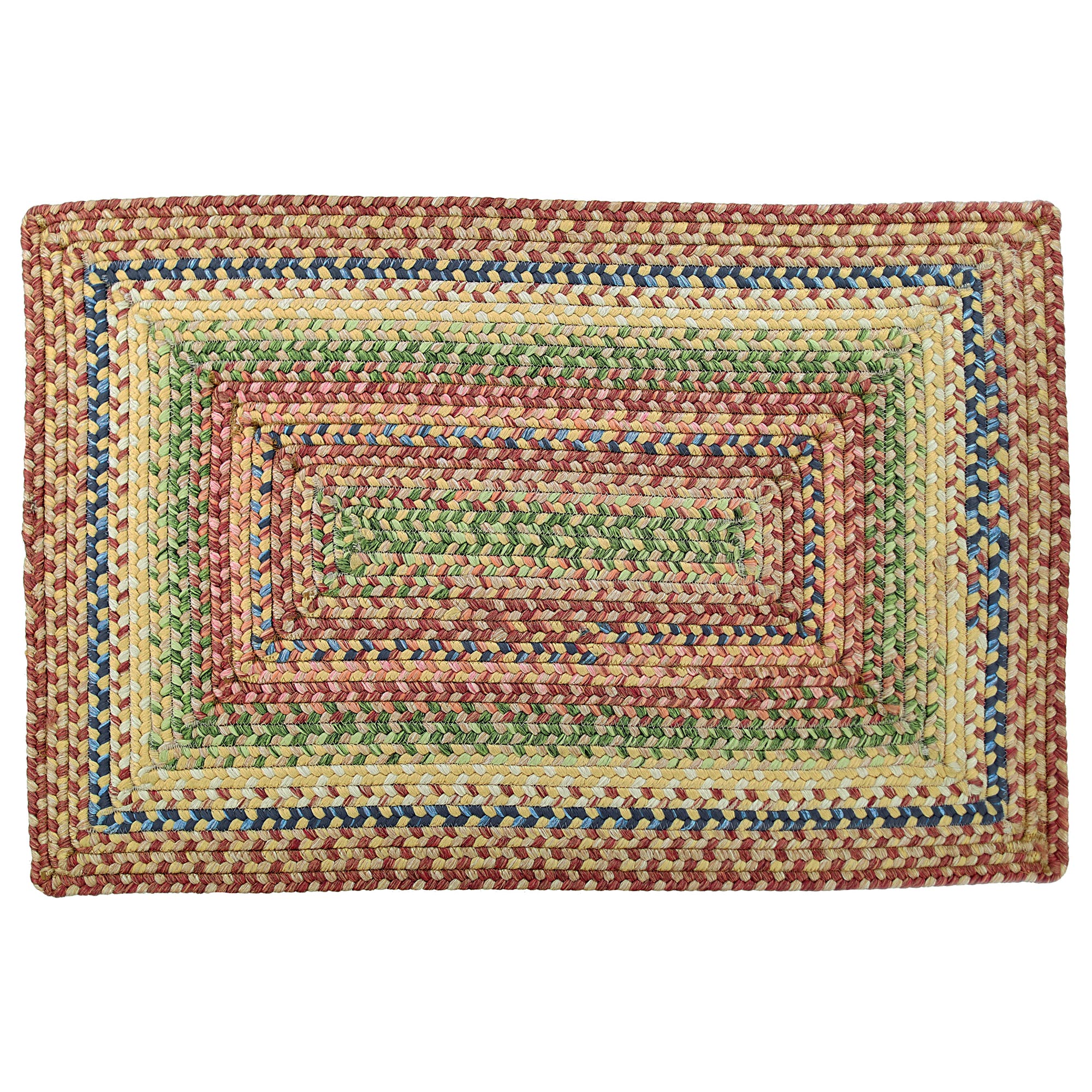 Glass Ultra Durable Washable Braided Area Rug Oval Rectangle