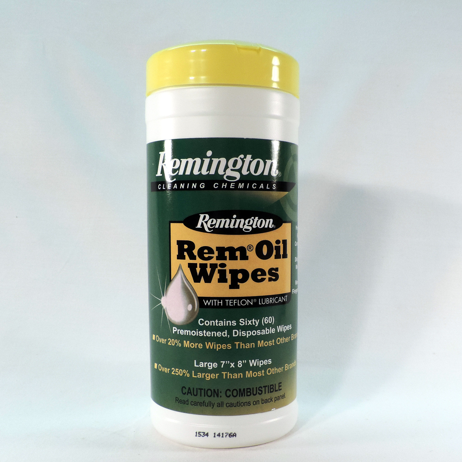 Remington Rem Oil PopUp Wipes, Contains 60 PreMoistened Disposable
