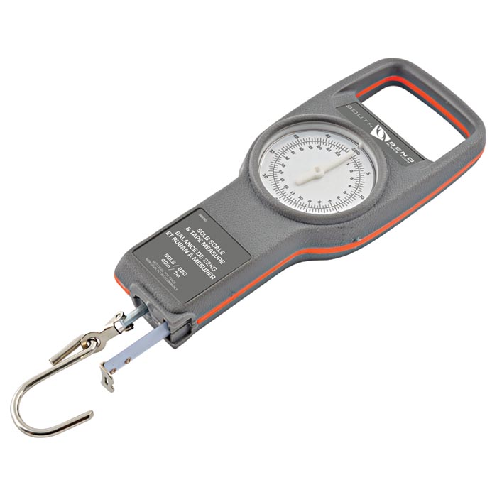 Berkley Fishin/' Gear Portable Dial Scale 50lb//22kg /&Tape Measure BTFST50 1318357